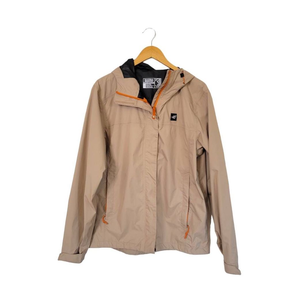 Dutch Bros Women's Large Zipup Windbreaker Jacket